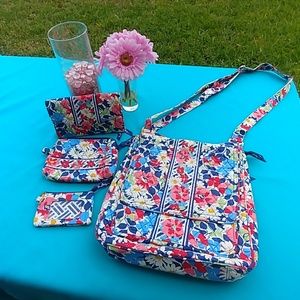 Vera Bradley Mailbag Bundle 4 pieces